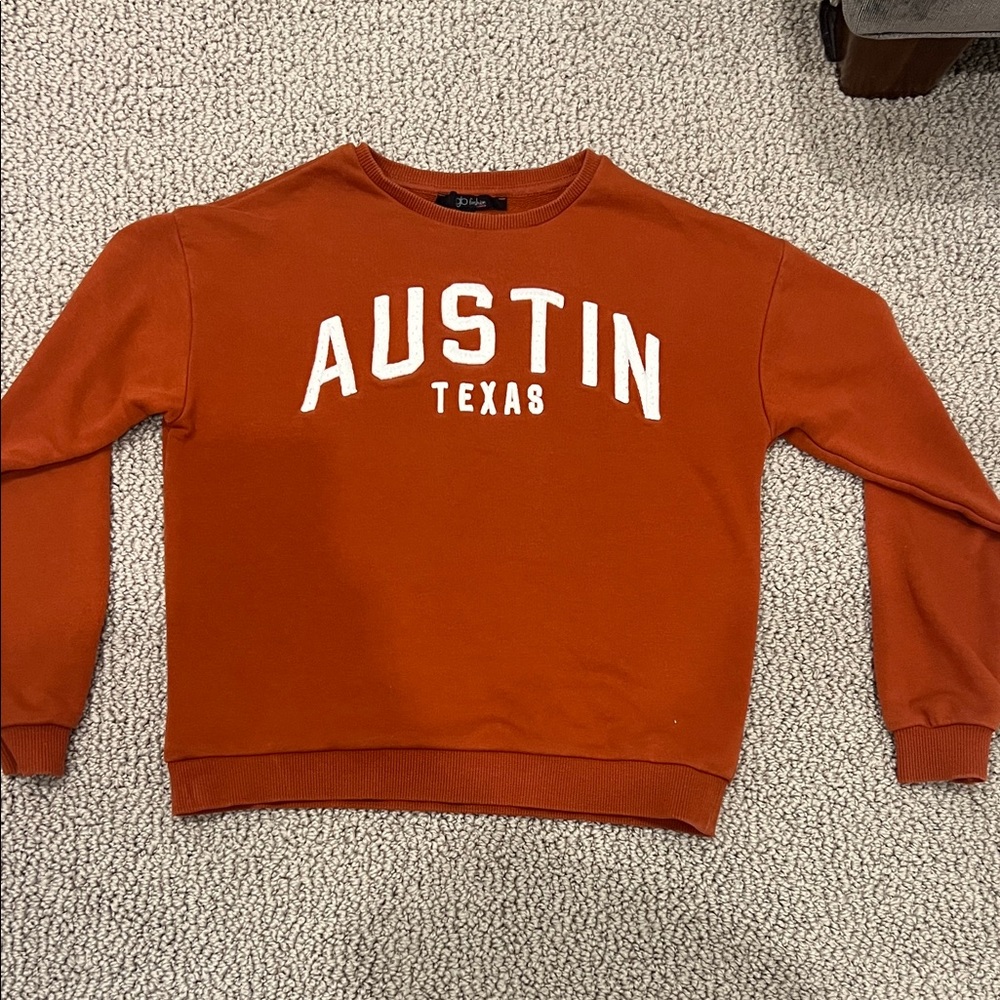 Glo Fashion London Kids Unisex Austin, Texas Crewneck Sweater (8Y)
